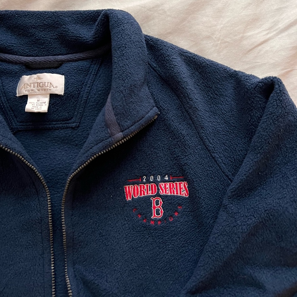 Boston red socks World Series 2004 fleece jacket
